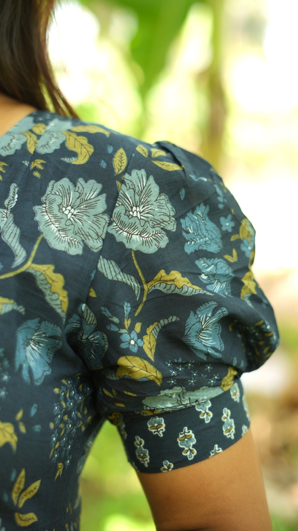 Indigo Garden Feeding / Non Feeding Dress