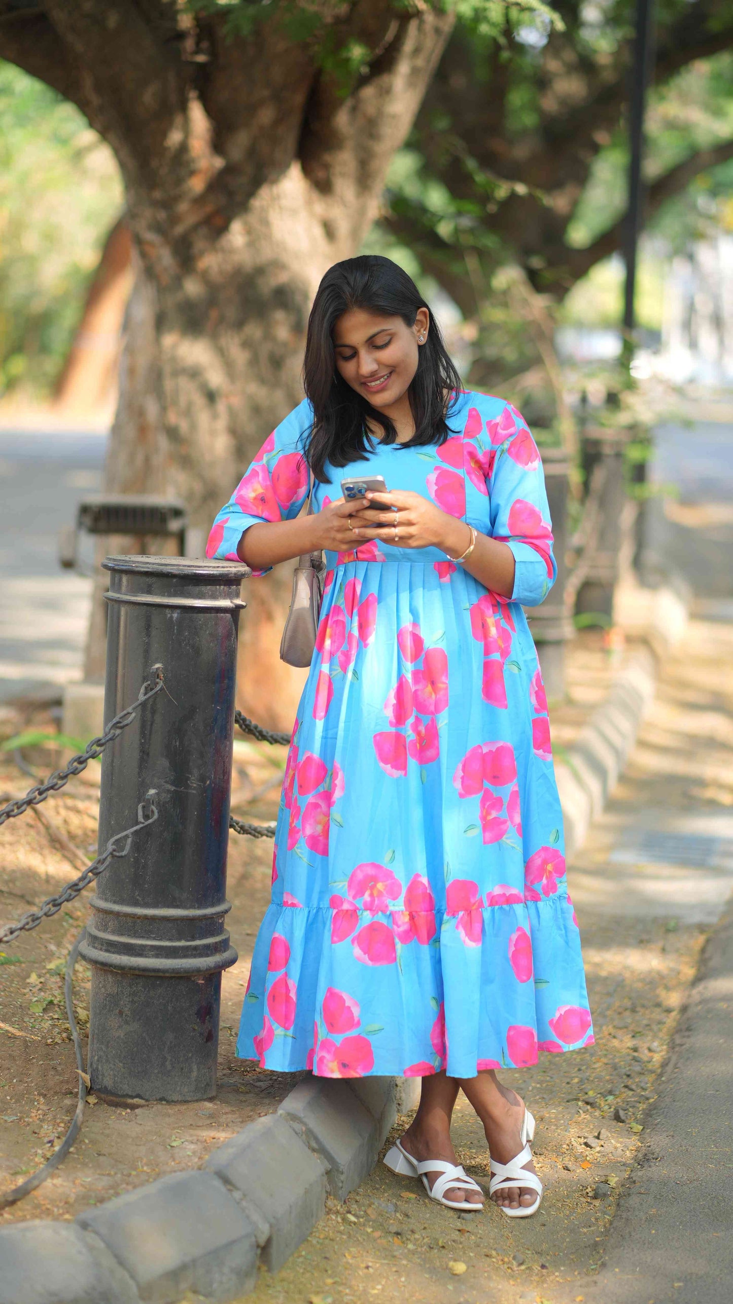 Meera blue maxi