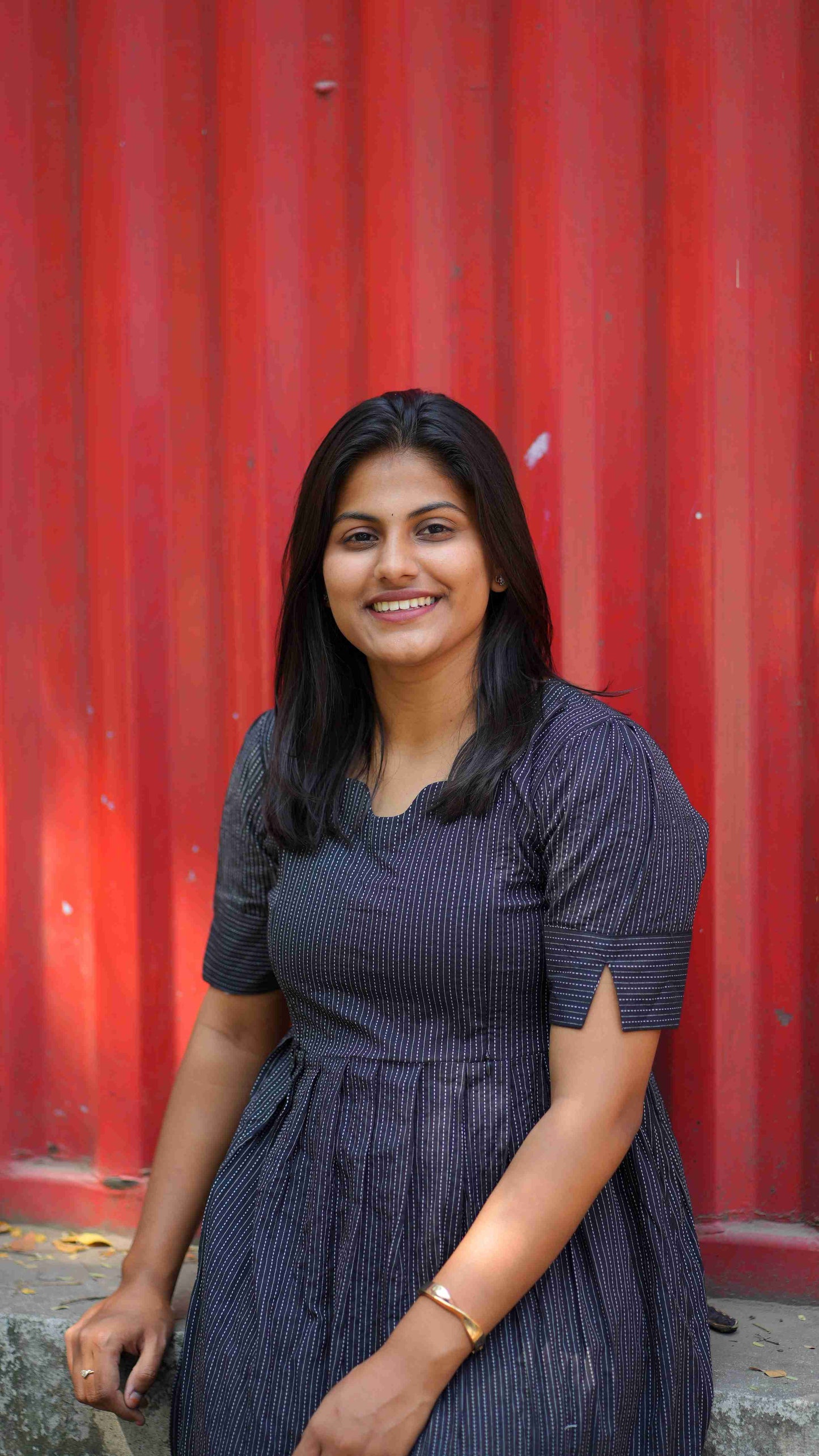 Black white breeze maxi