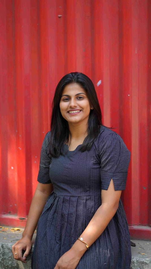 Black white breeze maxi