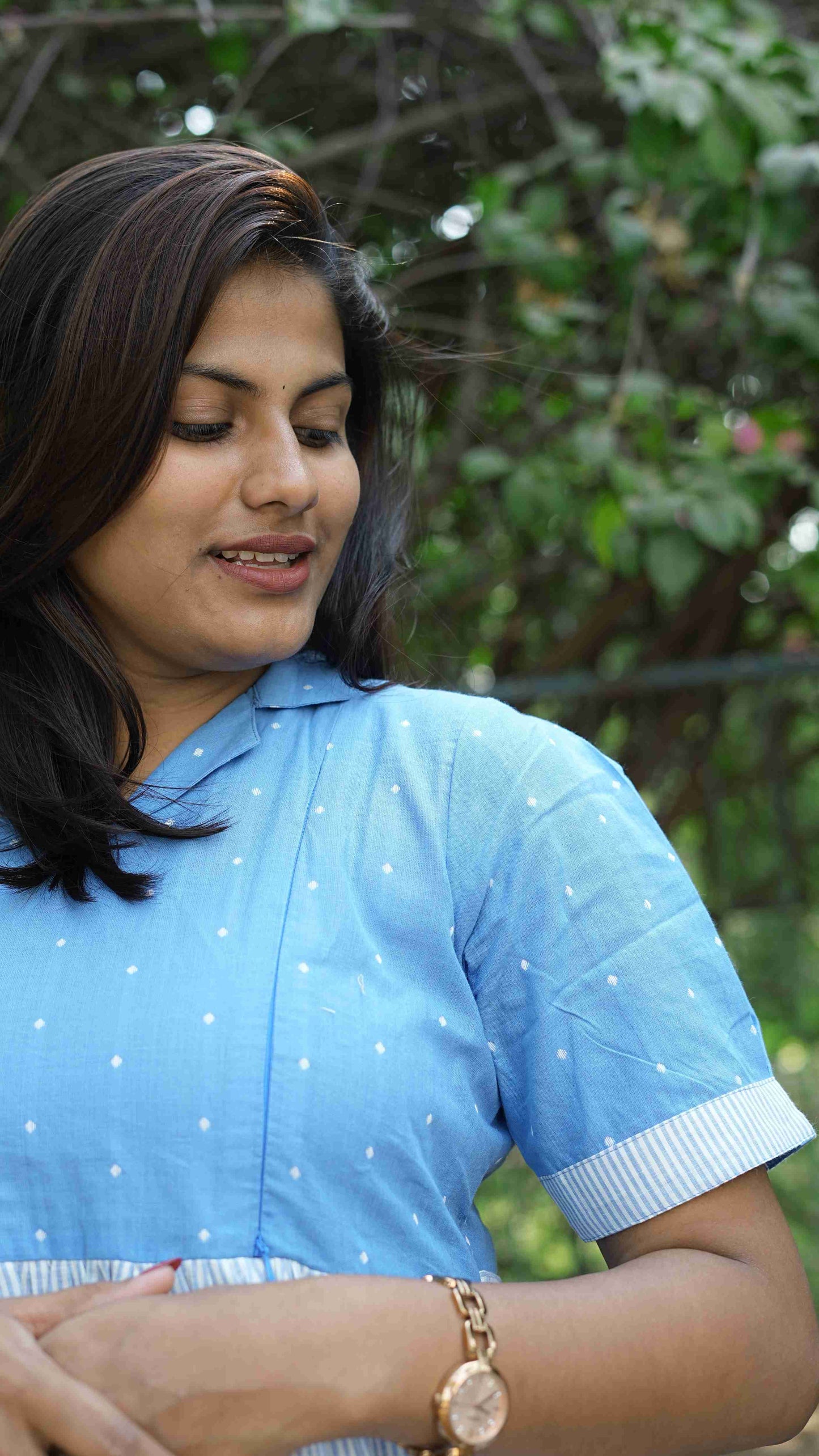 Skycharm cotton maxi